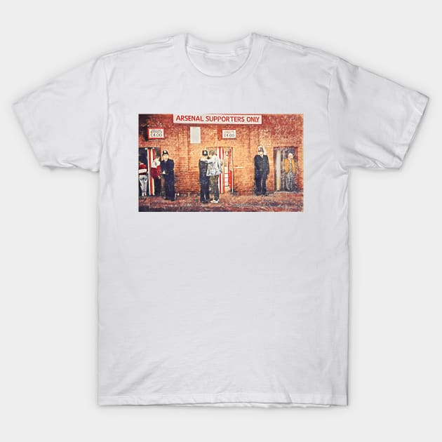 Highbury turnstiles let me in mate T-Shirt by AndythephotoDr